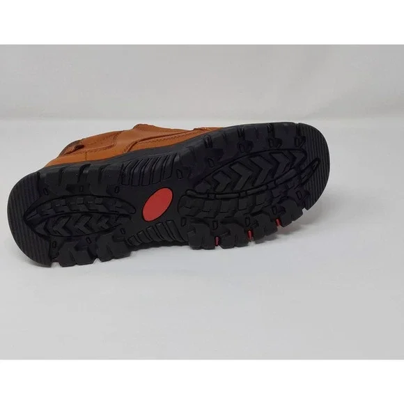 Men’s Brown Slip-On Ankle Boots Comfort Outdoor Casual Size EU 39 - Picture 8 of 13